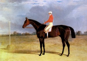 Lord Chesterfield's Industry with William Scott up at Epsom