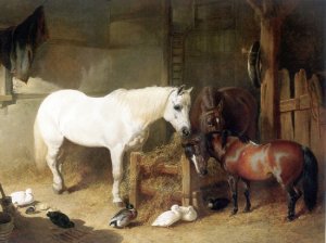 Horse Team After Work 1844