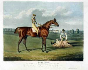 'Barefoot', the Winner of the Great St. Leger at Doncaster, 1823