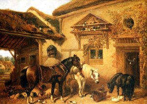 Cottage Door and Farmstead, 1843