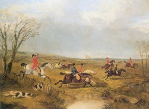 Full Cry Foxhunting Print 1844