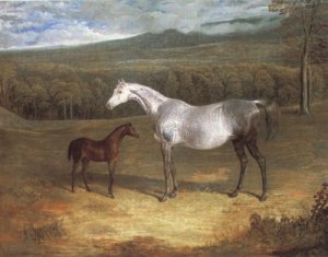 Jack Spigot Foal With Mother 1818