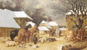 Winter in the Farmyard 1857